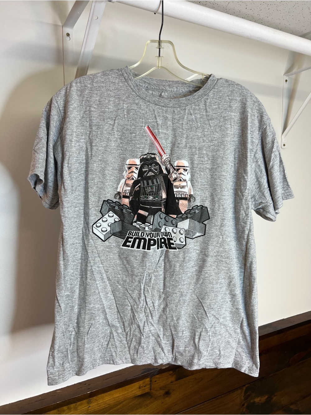 Star Wars Kids Blue & Gray Graphic Tees- XL